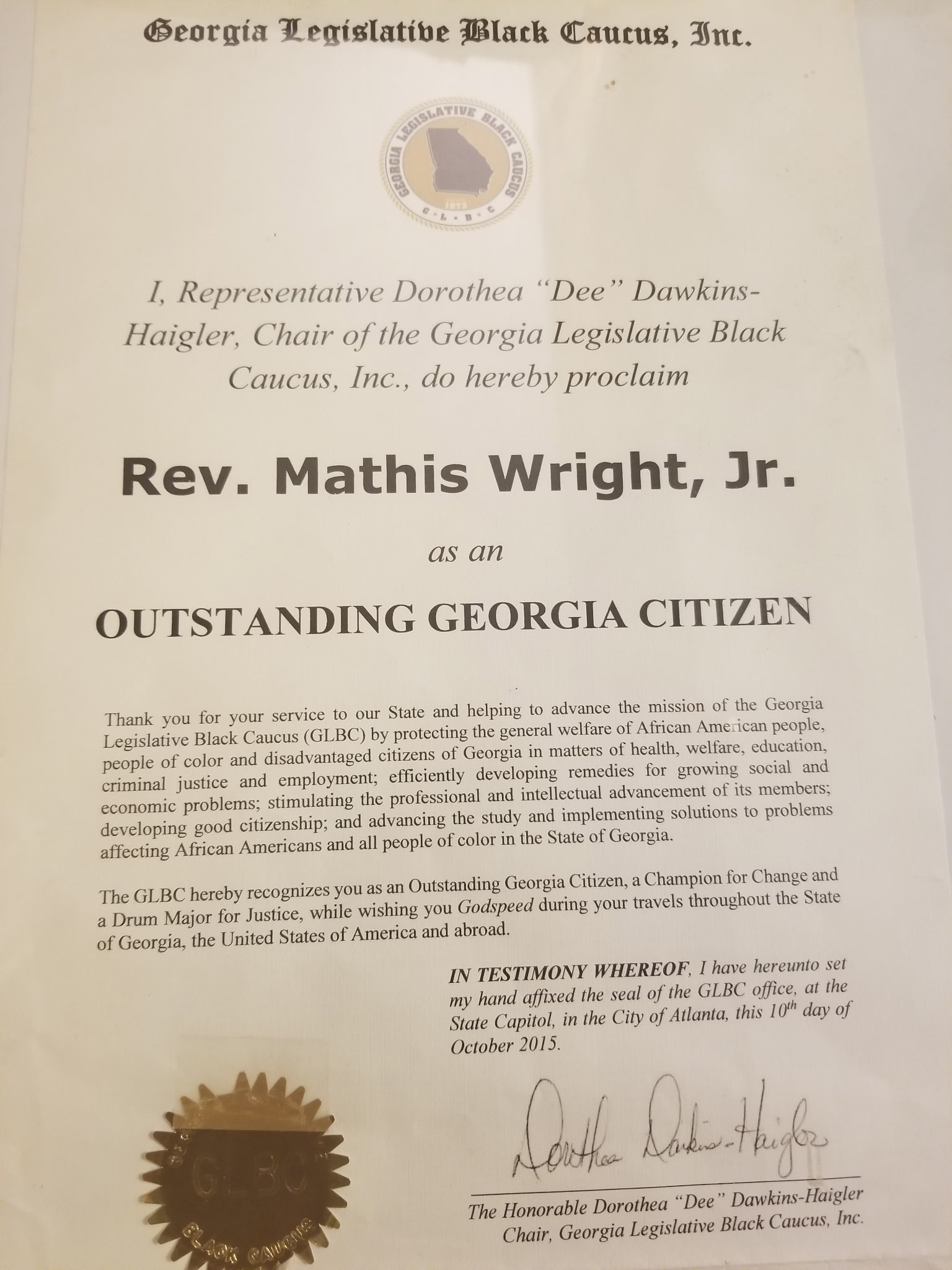 Proclamation